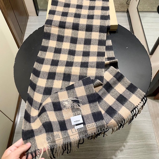 Burberry男女款大格羊絨圍巾 巴寶莉2021新款羊絨圍巾  mmj1521